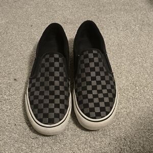 Vans bkack/grey checkered